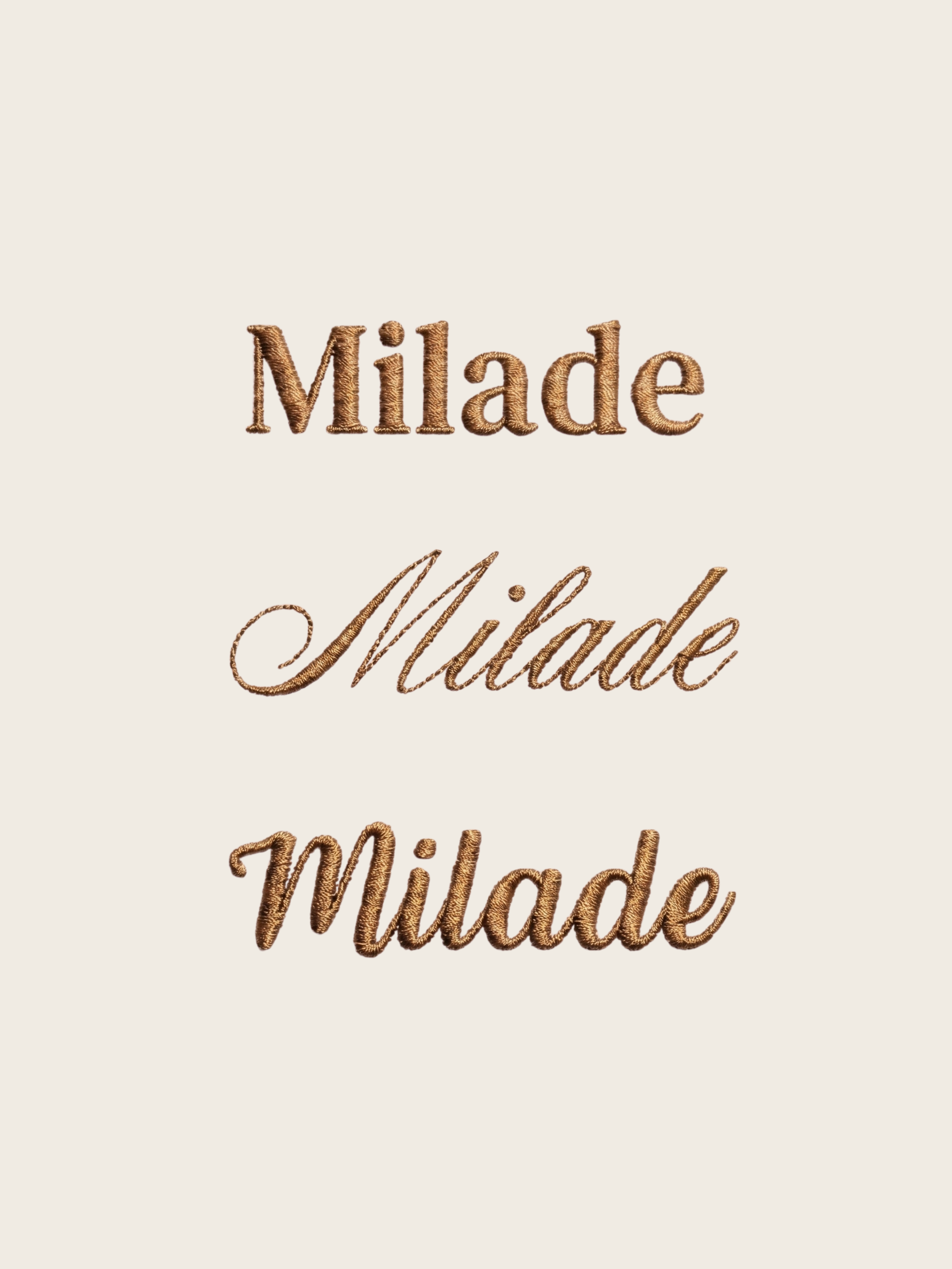 A personnaliser — Typographie